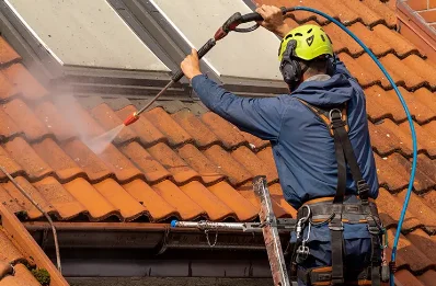 Démoussage et hydrofuge de toiture à Quilly